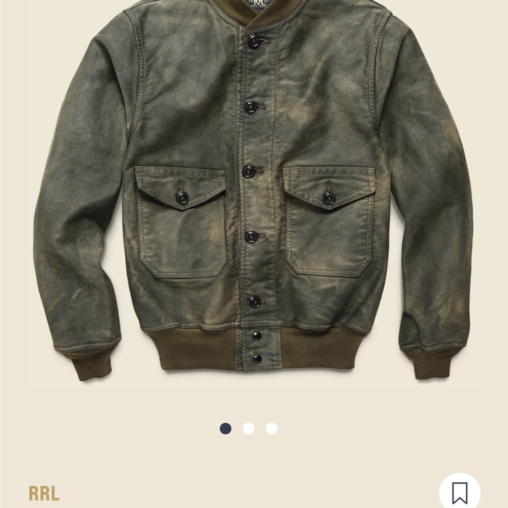 Men’s XXL Double RL Ralph Lauren Healy Jungle Cloth Jacket - Picture 6 of 11